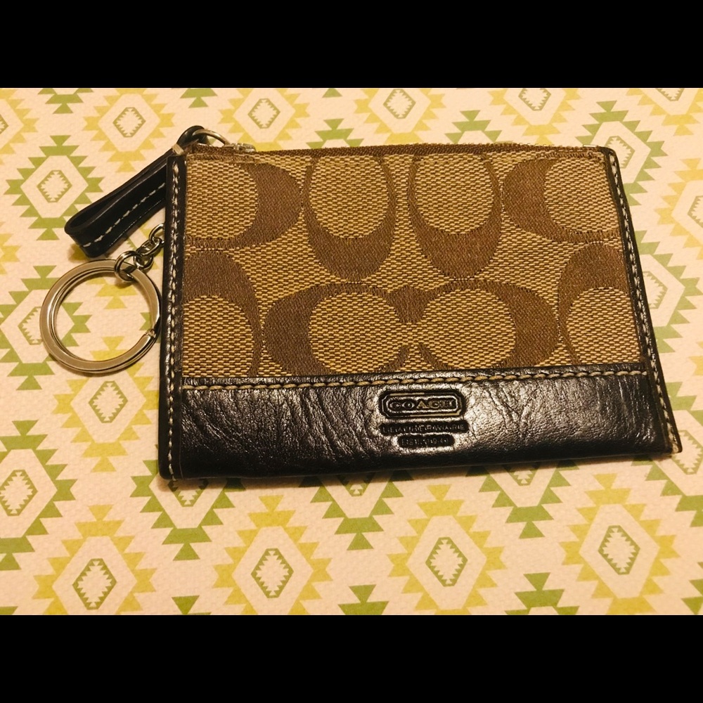 Brown Logo Brown Small Wallet